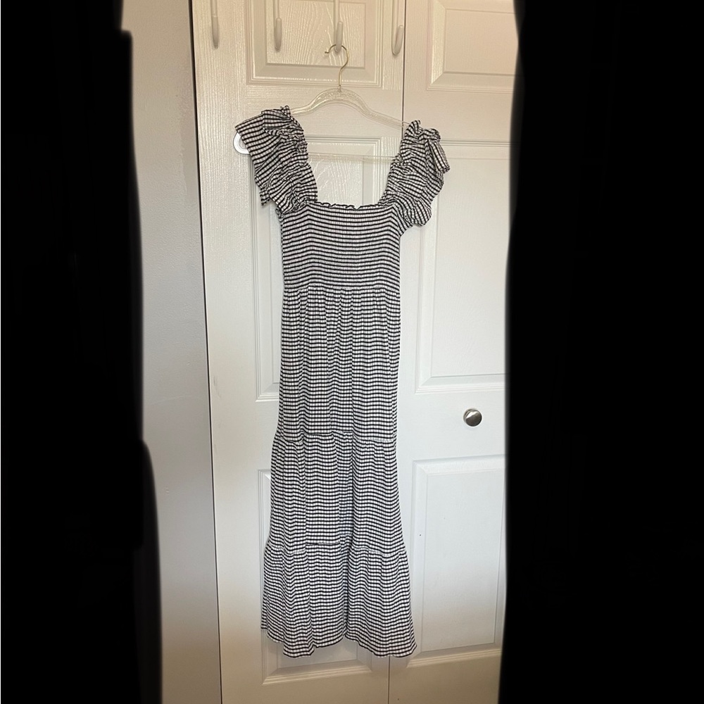 Smocked striped midi dress by promesa from vici - Picture 5 of 9